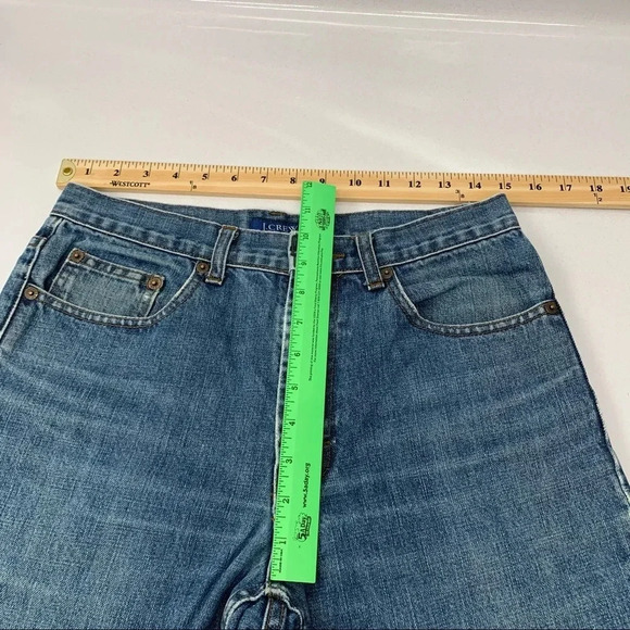 J‎ Crew Mens Jeans 30 Straight Leg Cotton Blue Inseam 30 Blue Medium Wash Casual - Picture 7 of 8